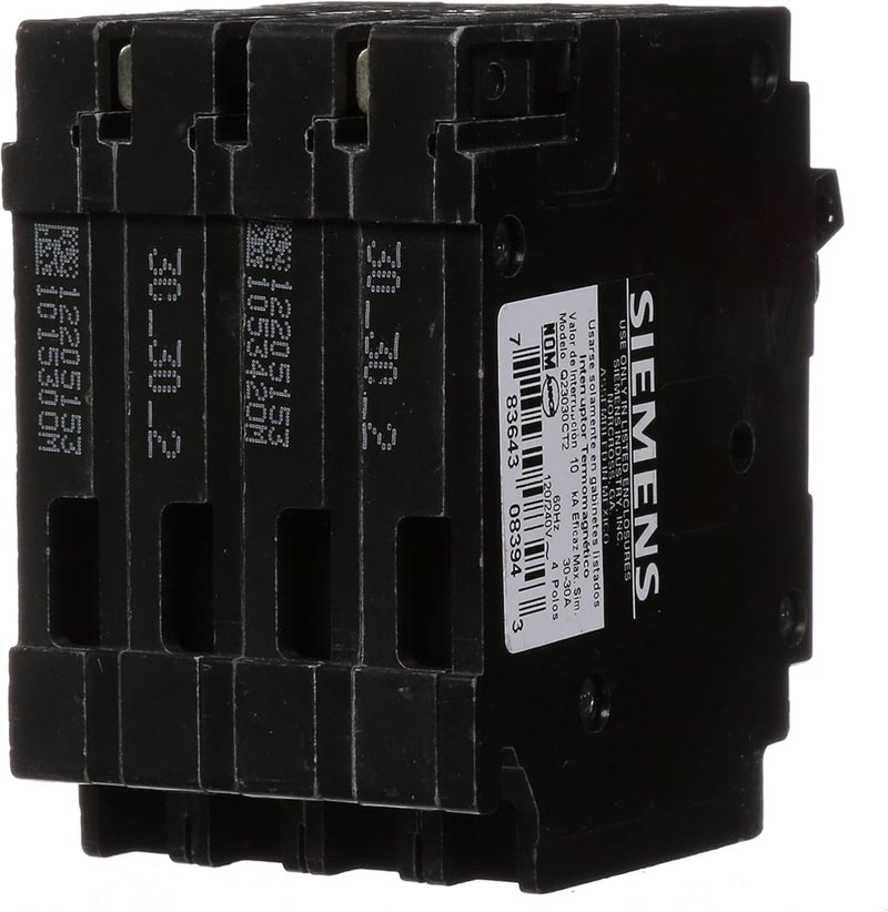 Siemens Q23030CT2 Two 30Amp Double Pole Circuit Breaker - Image 5