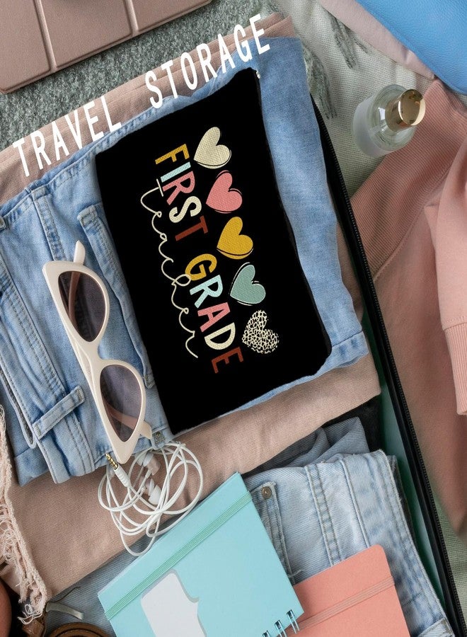 RYYCDOI حقيبة مكياج لمعلمة الصف الأول، هدايا لمعلمات الصف الأول، أفضل هدايا للمعلمات، هدايا شكر للمعلمات، حقائب مستحضرات تجميل لمعلمات الصف الأول - Image 5