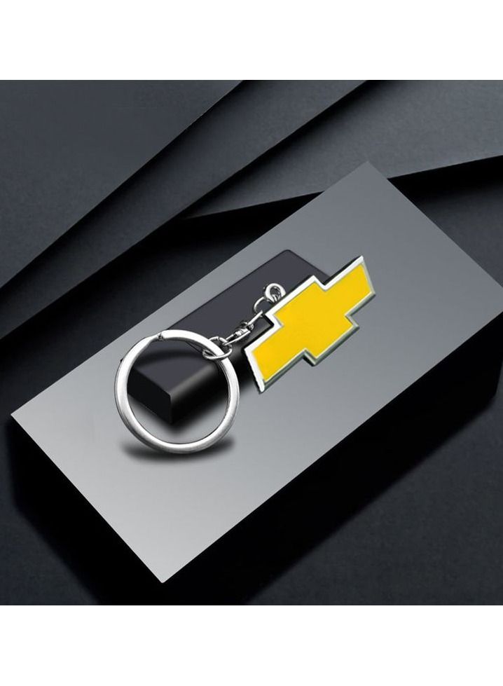 Chevrolet ميدالية مفاتيح معدنية بشعار شيفروليه للسيارات - Image 1