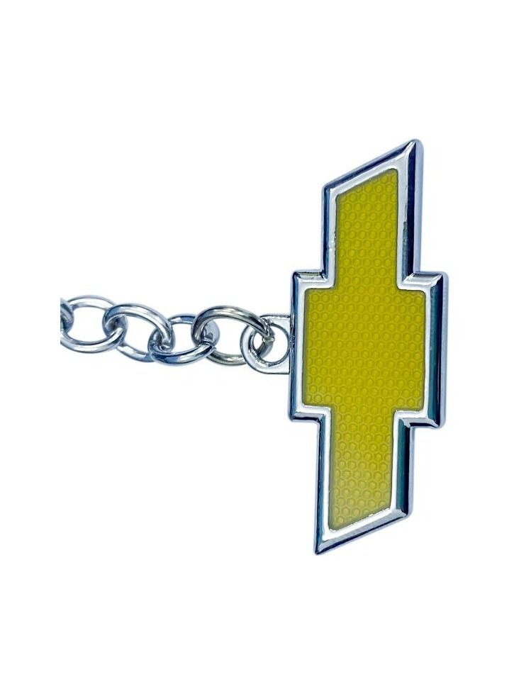 Chevrolet ميدالية مفاتيح معدنية بشعار شيفروليه للسيارات - Image 3