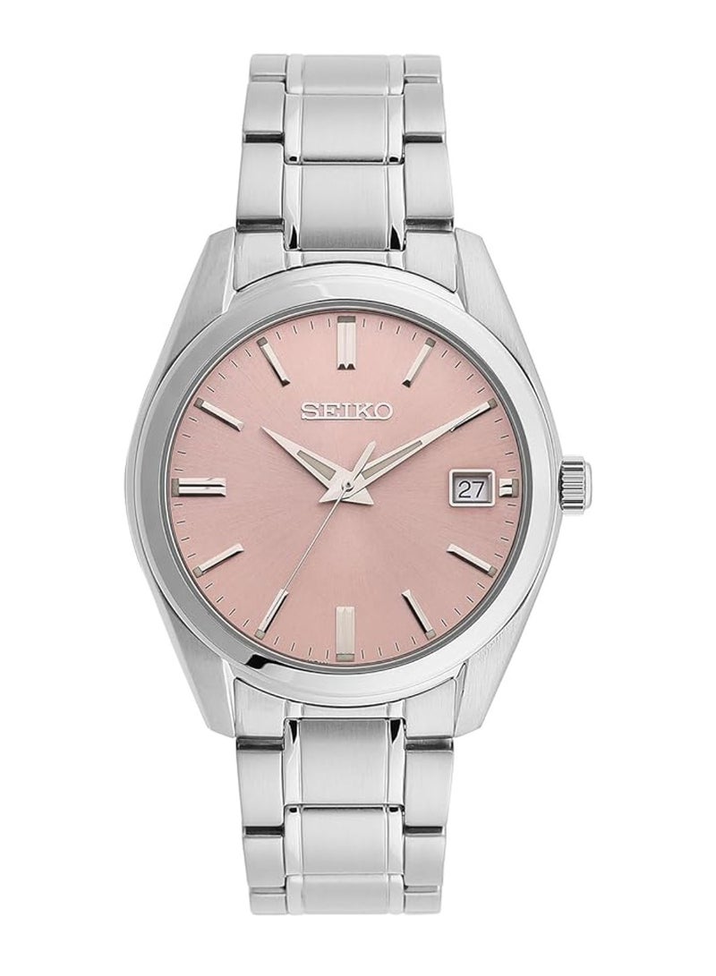 Seiko Men's Dress Silver Stainless steel Quartz Watch - SUR523P1 - 40mm - Image 4