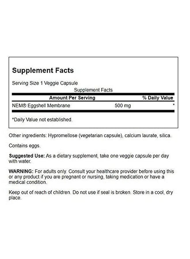 SWANSON Eggshell Membrane 500 Mg 30 Veg Caps 2 Pack - Image 4