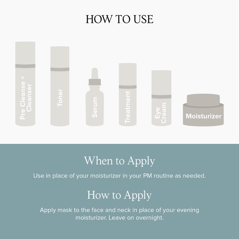 DRMTLGY Barrier Repair Facial Mask - Hydrating Skin Care Face Mask with Hyaluronic Acid, Peptides & Ceramides - Overnight Face Mask - Image 4