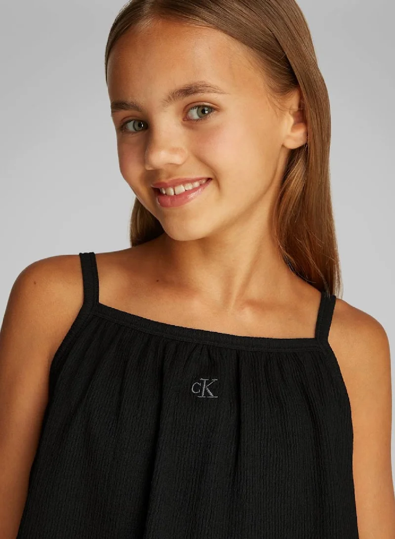 Calvin Klein Jeans Black Layered Dress