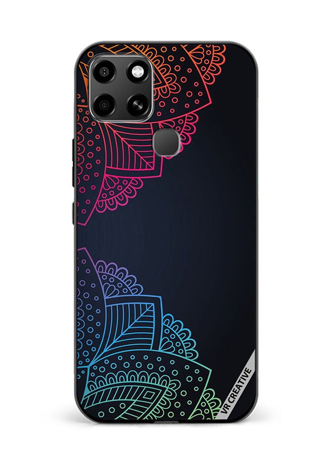 VR CREATIVE Protective Case Cover For Infinix Smart 6 Mandala Design Multicolour - Image 1