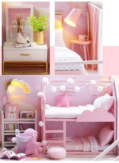 Flever Flever Dollhouse Miniature DIY House Kit Creative Room with Furniture for Romantic Artwork Gift (Meeting Your Sweet)  - Image 5