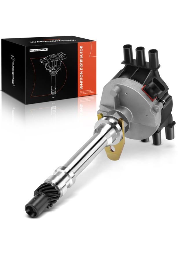 A-Premium Ignition Distributor with Cap & Rotor - Compatible with Chevy, GMC, Isuzu & Olds Vehicles - 4.3L V6 - Silverado 1500, Express, Sierra 1500, Savana, Astro, Blazer, Bravada, Safari - 1996-2007 - Image 1