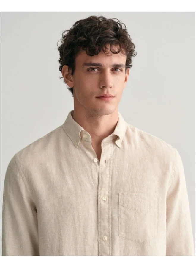 غانت Gant Regular Fit Linen Shirt