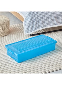 Home Box Rolling Underbed Storage Box with Wheel and Lid 35 L  - Image 3