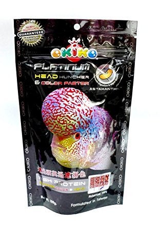 Taiyo Plus Discovery Okiko Platinum Flower Horn Fish Food, 100 g