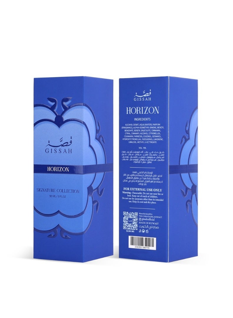 قصة عطر هورايزون EUA DE PARFUM 90 مل - Image 2