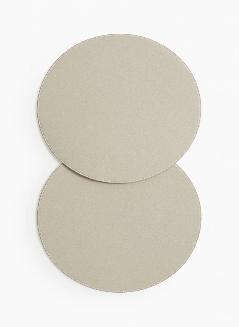 اتش اند ام 2-Pack Round Place Mats