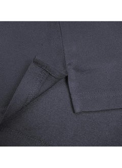 كول تيكس تي شيرت بولو من Cooltex للجنسين مصنوع من القطن والبوليستر باللون الأزرق الداكن وأكمام قصيرة ناعمة ومريحة  - Image 5