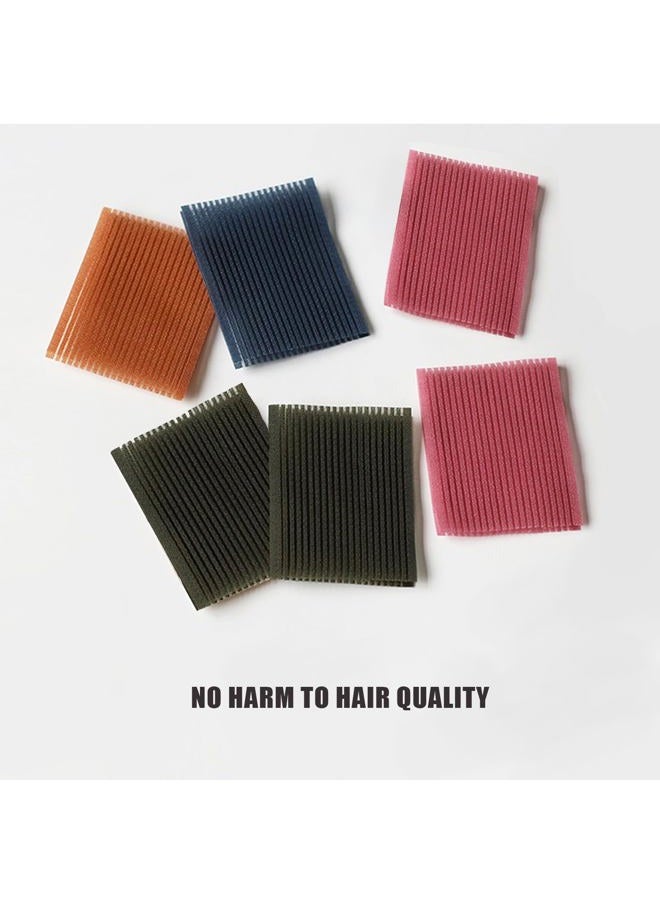 Snmzlc Hair pad packing 16 PCS Hair Pad Bangs patch for Men and Women accessories hair clips for styling sectioning (Pink Coffee Dark Green Dark Blue) US157 - Image 4