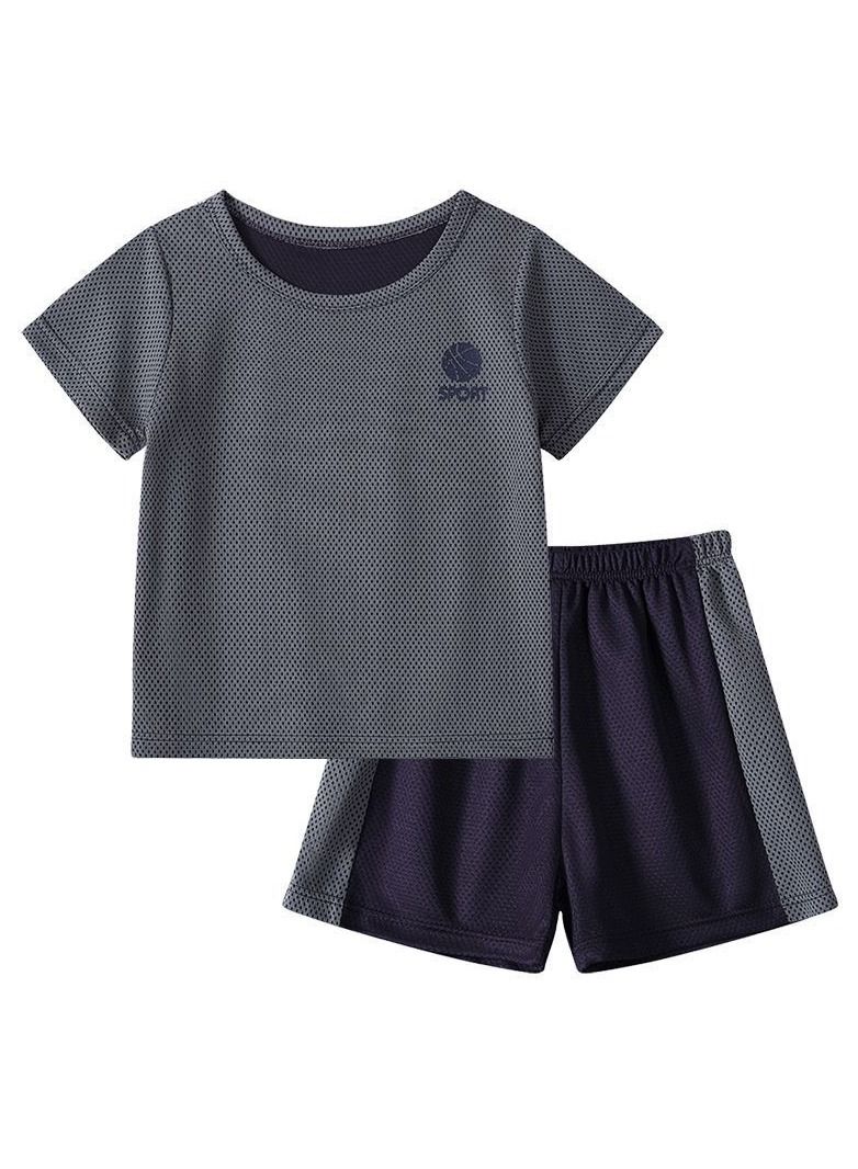Neutral Children's Basketball Suit Set