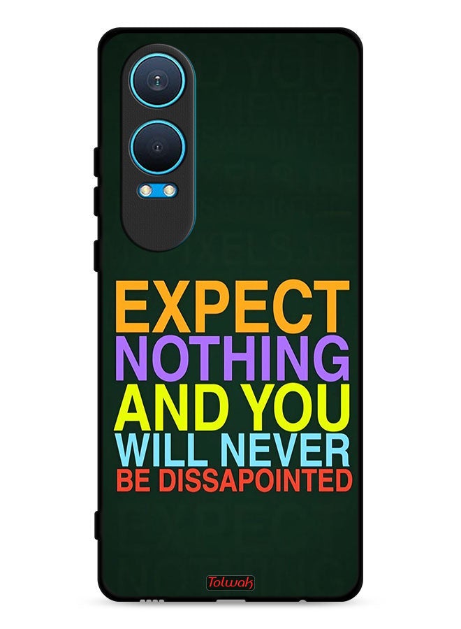 Tolwak OnePlus Nord CE4 Lite 5G Protective Case Cover Expect Nothing And You Will Never Be Disappointed - Image 1