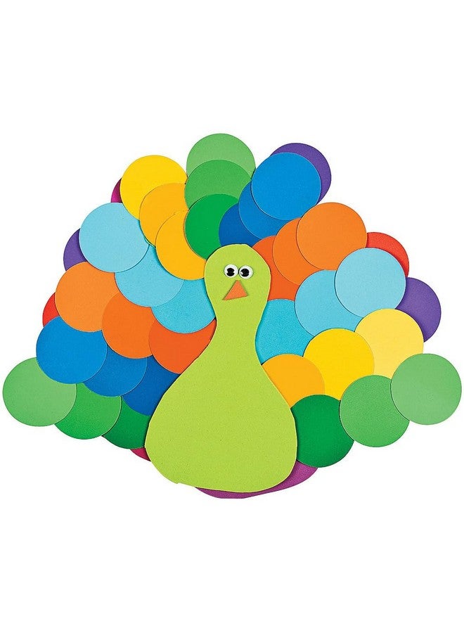 Fun Express Paint Chip Paper Circles - 1200 Pieces - Educational and Learning Activities for Kids - Image 4