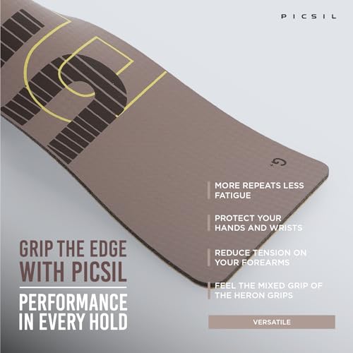PICSIL Falcon Grips + Wrist Pads + Bag, Carbon Fibre Material, Use with Magnesium, Grip on All Surfaces and Bar Types, Designed for All Athletes, Taupe G - Image 3