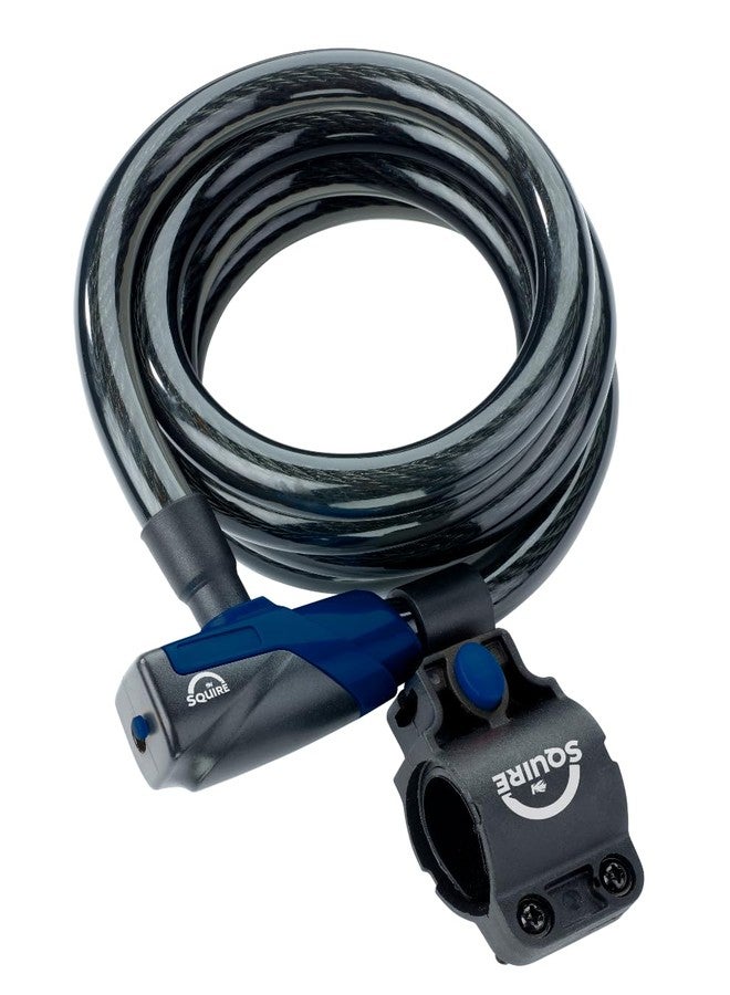Squire Locks Kilda 15/1800 Integrated Bicycle Cable Lock - Tough Bike Lock - Weatherproof Bike Cable Lock - 1800 mm Locking Length - 15 mm Diameter Steel Cable - Includes 3 Keys - Image 2