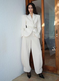 MANGO Belt Structured Blazer  - Image 4