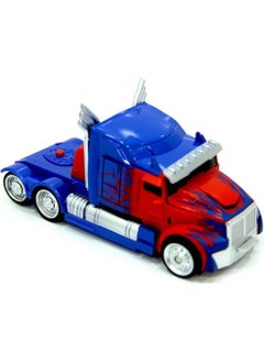 Gepettoys Optimus Prime Pull and Drop Car that Can Transform into a Robot with One Button 15 cm  - Image 2