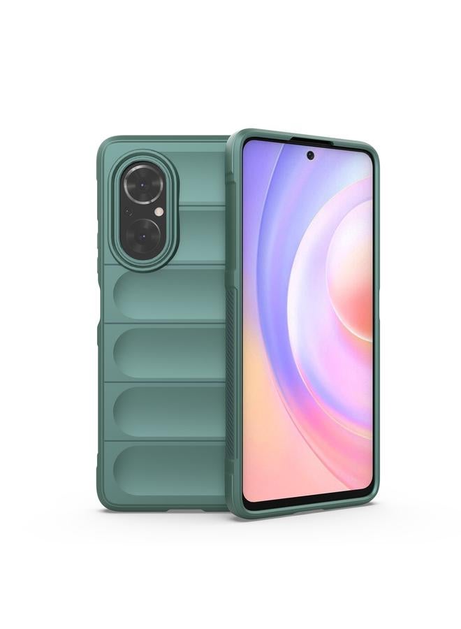 اس-توب جراب لهاتف Huawei Nova 9 SE/Honor 50 SE Magic Shield TPU + جراب هاتف من الفلانيل - Image 1