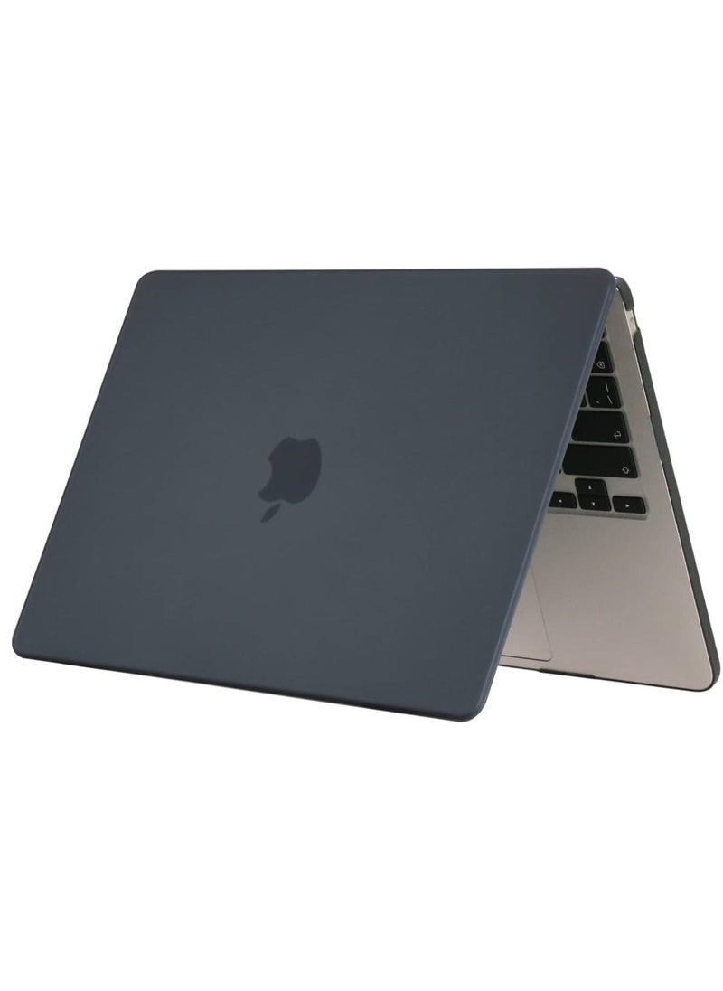 Generic - Compatible with 13.6 Inch MacBook Air M2 2023 2022 Case for Mac Air 13.6-inch Model A2681 M2 Chip Laptop Protective Hard-Shell Case with Keyboard Cover Skin Color Black - Image 1