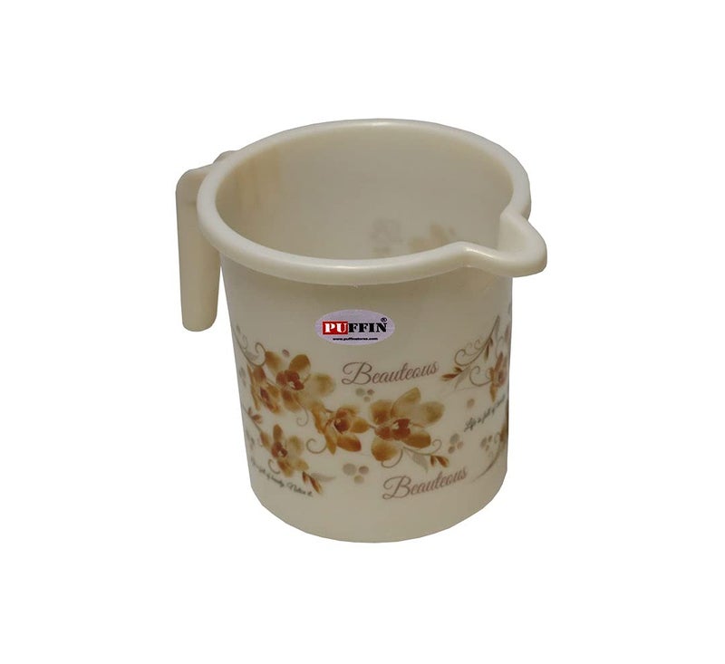 Puffin Square 6 Pcs Bathroom Set in Bucket+Tub+Mug 1L+Stool+Dustbin+Soap Case - Image 4