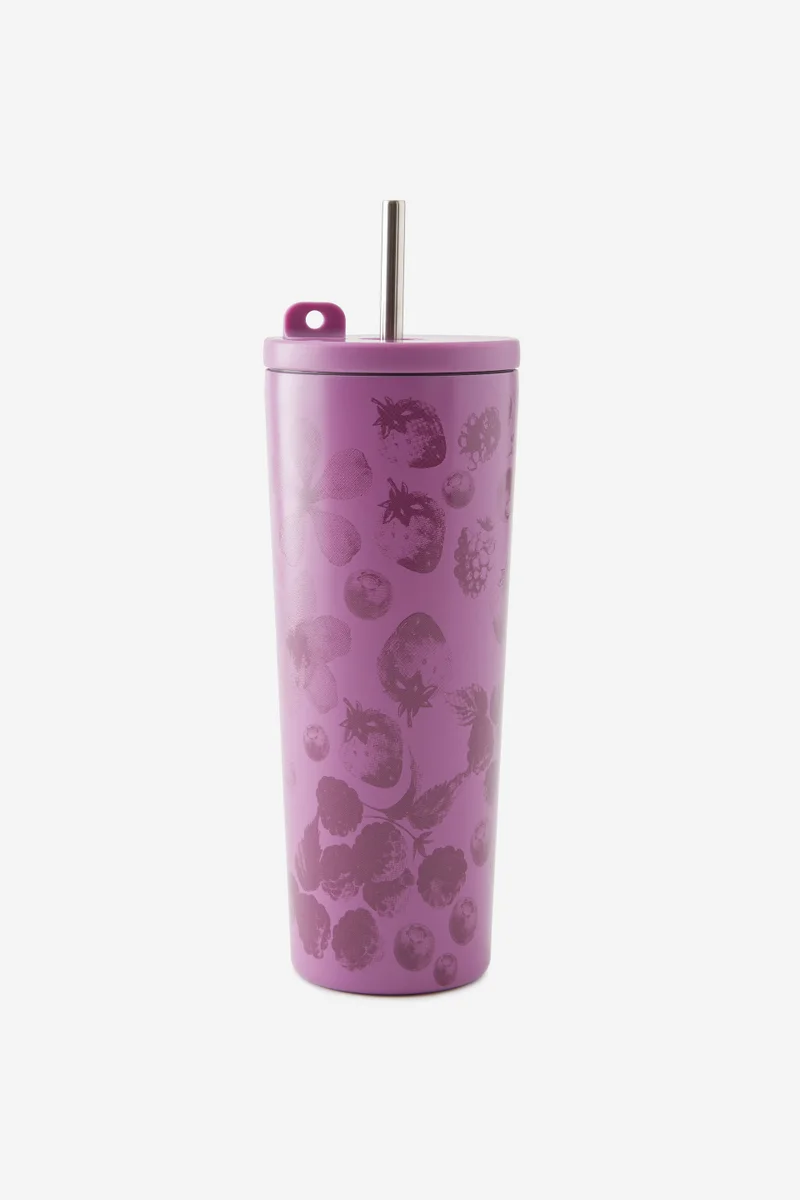 Typo Hidden Straw Metal Smoothie Cup