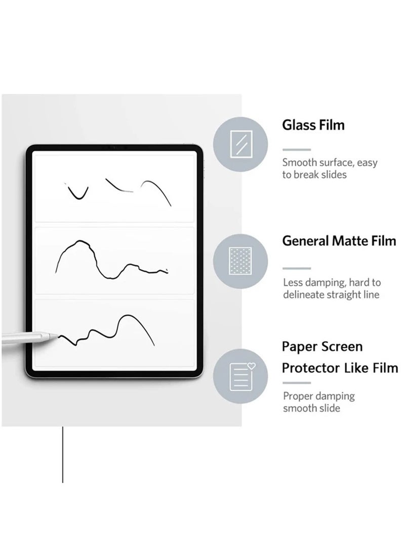 2Pcs Compatible With Huawei Matepad 11 Inch 2021 Screen Protector Paper Feel Tpu Write Draw Soft Film Like Paper Anti Scratch No Bubble Matte Paperfeel Film 11 Inch - Image 2