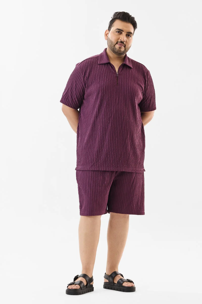 SNITCH شورتات مقاسات كبيرة بقصة عادية قابلة للتمدد