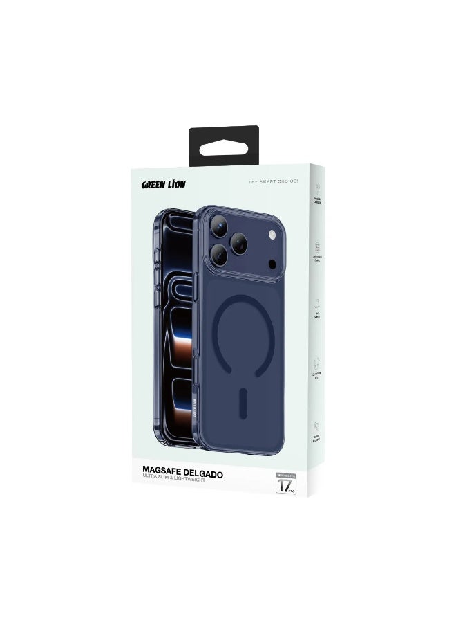 GREEN LION Magsafe Case Delgado For iPhone 17 Pro Max / Ultra Drop Protection  / Camera Protection / Slim Fit / Anti Scratch / Daily Protection - Blue - Image 2