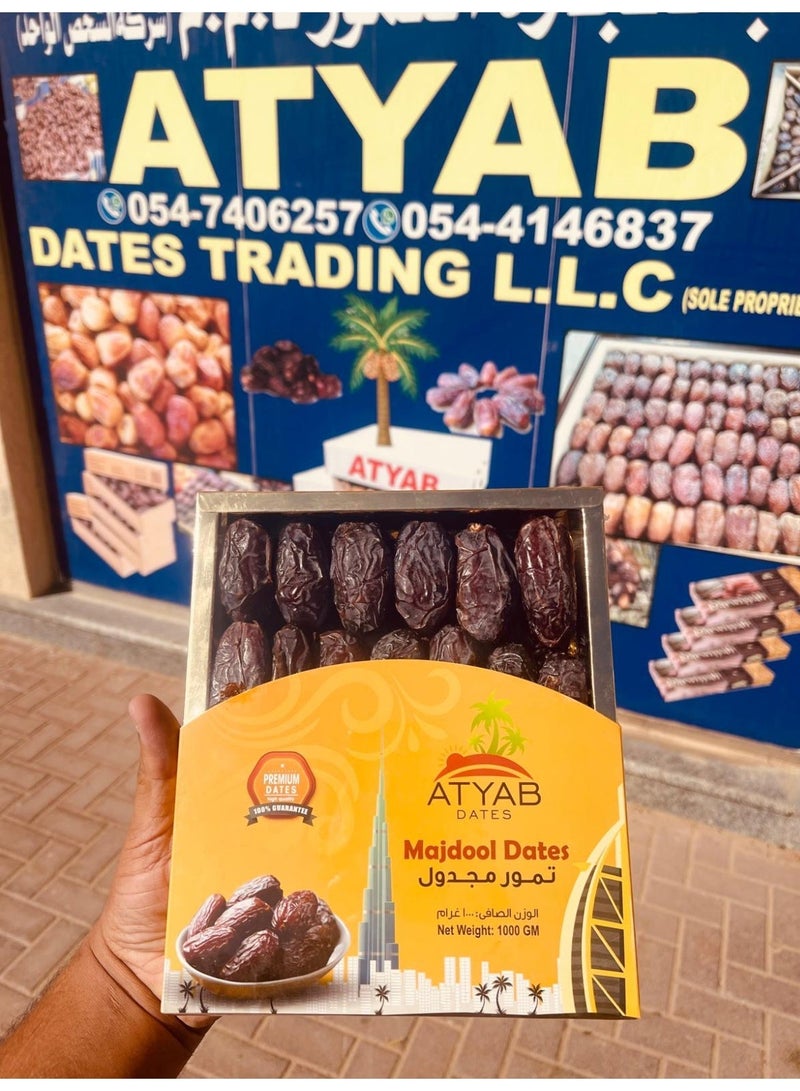 Atyab Dates Medjool Premium Jambo Size Dates 1000 grams - Image 5