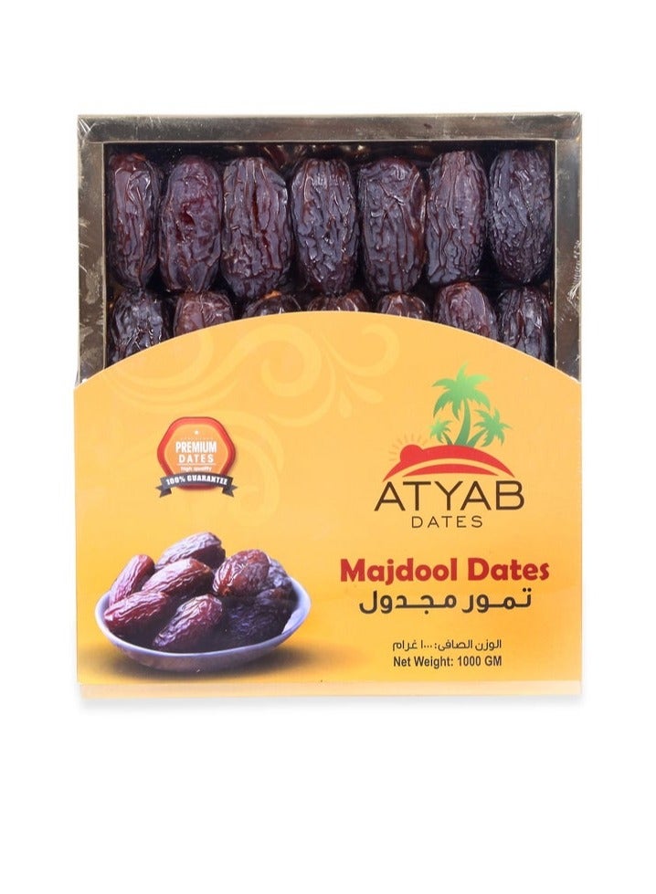 Atyab Dates Medjool Premium Jambo Size Dates 1000 grams - Image 1