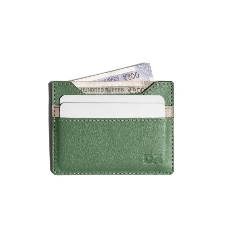 Daily Objects Slim Skinny Fit Card Wallet for Men and Women | Durable Vegan PU Leather | Credit/Debit Card Holder | 3 Slots for Cash, Card & IDs | Stylish Pocket Purse | Money Organiser - Image 2