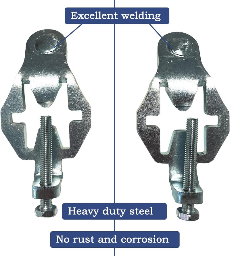 ANISUN T Post Gate Hinge Pins Heavy Duty T-Post Gate Hinge for Farm Gate Garden and Backyard Gate - Image 3