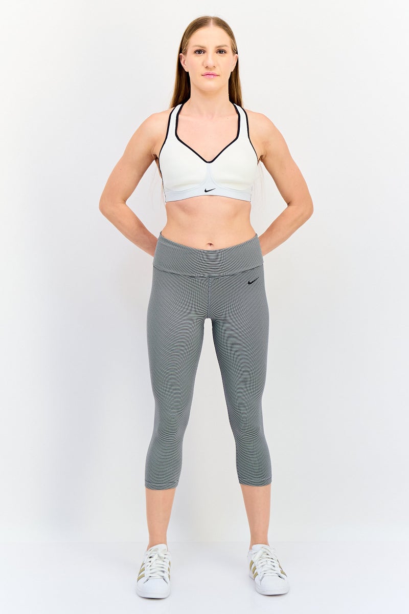 Nike Women Tight Fit Brand Logo 3/4 Training Tights, Multicolor - Image 3