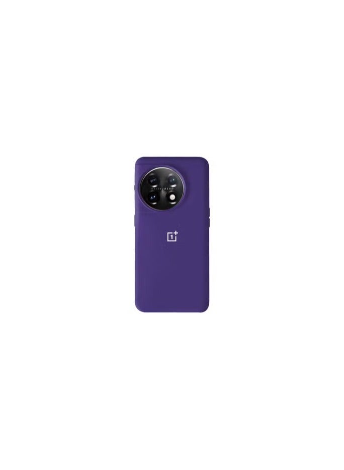 CATANES OnePlus 11 Silicone Case Cover Shockproof Professional Back Cover Case Purple - Image 3