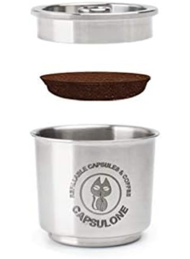 capsulone coffee capsule fit for illy coffee machine maker stainless steel capsule pod reusable filters X Y type and PP tamper - Image 3