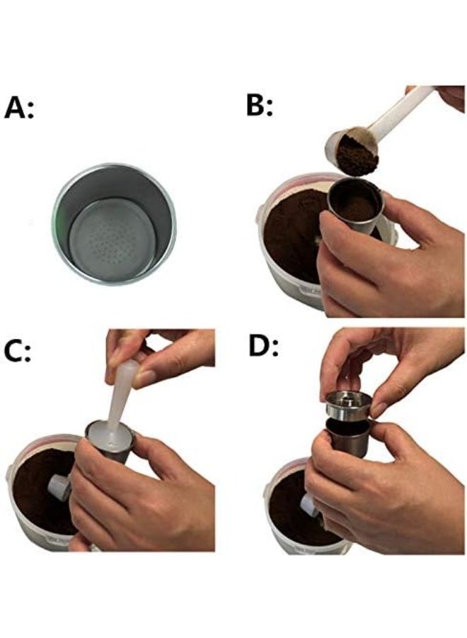 capsulone coffee capsule fit for illy coffee machine maker stainless steel capsule pod reusable filters X Y type and PP tamper - Image 2