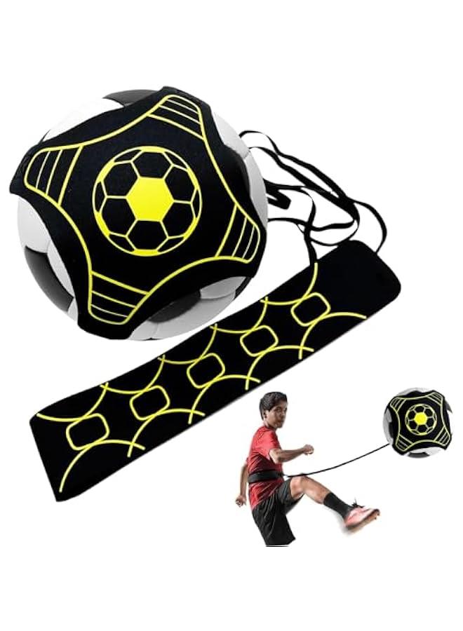 MOXO Soccer Kick Throw Trainer, Soccer Training Equipment for Kids Adults, Adjustable Football Volleyball Rugby Control Skills Juggling Kicking Practice Training Belt, Fits Ball Size 3, 4, 5 - Image 1