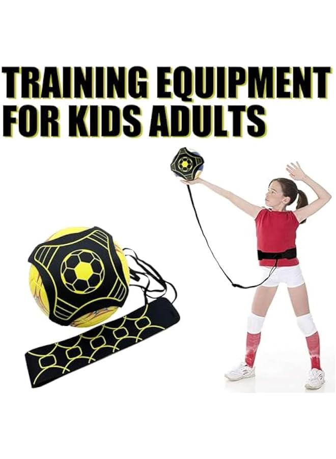 MOXO Soccer Kick Throw Trainer, Soccer Training Equipment for Kids Adults, Adjustable Football Volleyball Rugby Control Skills Juggling Kicking Practice Training Belt, Fits Ball Size 3, 4, 5 - Image 4