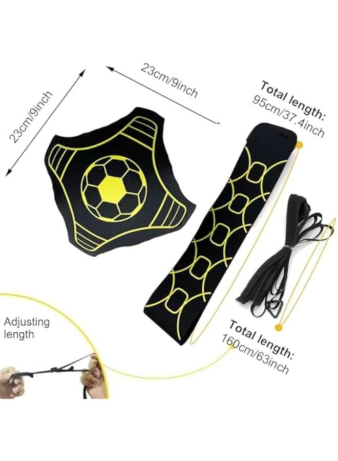 MOXO Soccer Kick Throw Trainer, Soccer Training Equipment for Kids Adults, Adjustable Football Volleyball Rugby Control Skills Juggling Kicking Practice Training Belt, Fits Ball Size 3, 4, 5 - Image 5