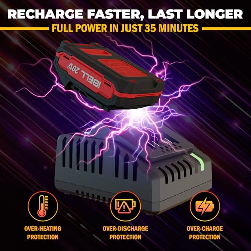 IBELL TOOLS iBELL One Power Series 20V 3.0A Fast Charger | 65W Li-ion Battery Charger | Compatible with iBELL 20V Cordless Tools - Image 2