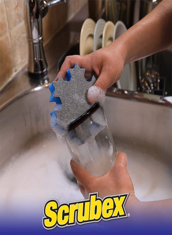 Scrubex Ninja Non-Scratch Odor Resistant Scrubber Sponge, 8 Count - Image 3