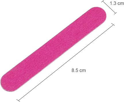 Faburo Nail Files Faburo 100 Pcs Disposable Nail File 180240 Double Sided Emery Board Nail Buffering Files for Home and Salon Use 180240 Grit - Image 2