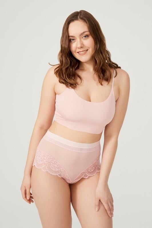 COTTONHILL Lace Detailed Transparent Plus Size Bikini Panties 3-Pack-2  - Image 4