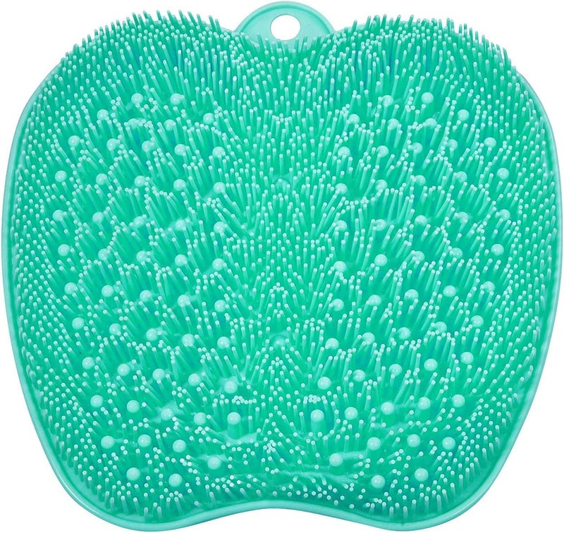 Beauté Secrets foot scrubber mat Cleans, Smooths, Exfoliates & Massages Your Feet Without Bending, Improve Foot Circulation & Soothe Achy Feet, Green - Image 1