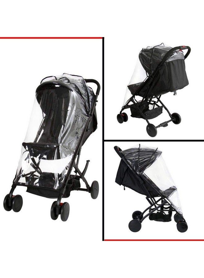Jovial Breathable Stroller Rain Protective Cover For Jovial Jpc18Bk Jpc18Bl And Jpc18Rd Portable Baby Strollers Jovial Prtjpcrc - Image 2