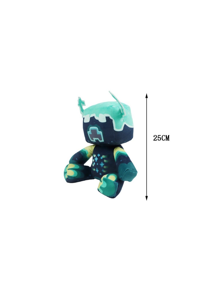 25 CM Cute Game Characters Cube Man Plush Toy Soft Stuffed Doll For Girls And Boys All Ages Gift - Image 2